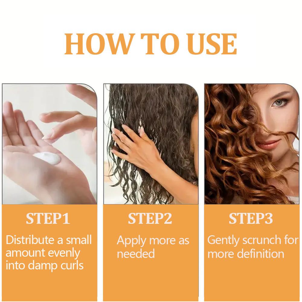 Moisturizing Rebound Curly Hair Care Elastin